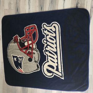 New England Patriots plush blanket